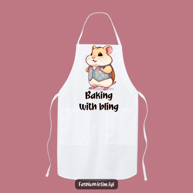 Funny Hamster Vest Apron: Kitchen Style for a Tiny Fashionista - Chef Gift