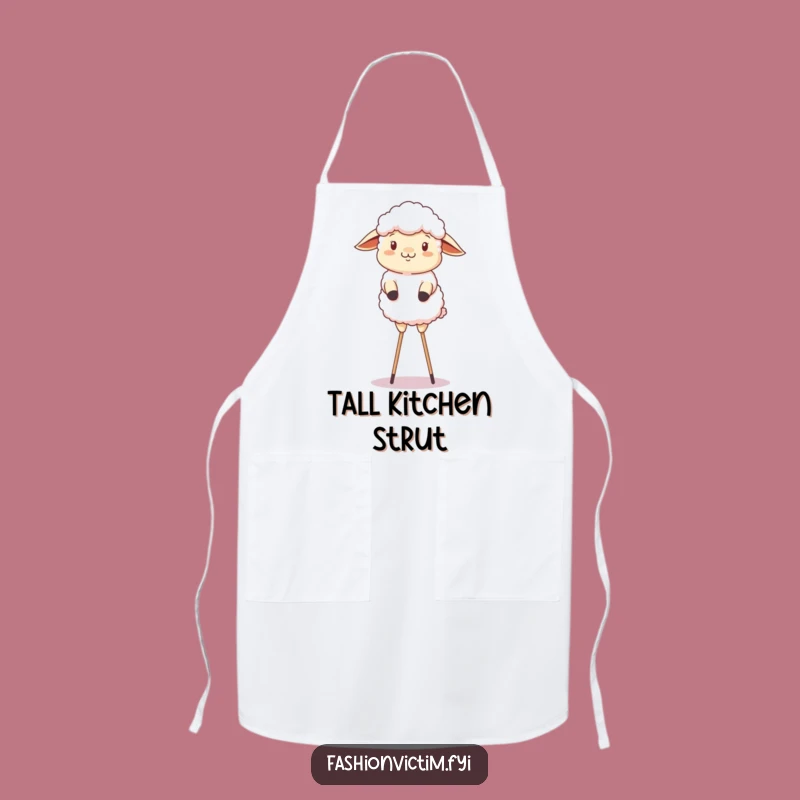 Funny Sheep Stilts Apron: Cook Up Some Farmyard Fun
