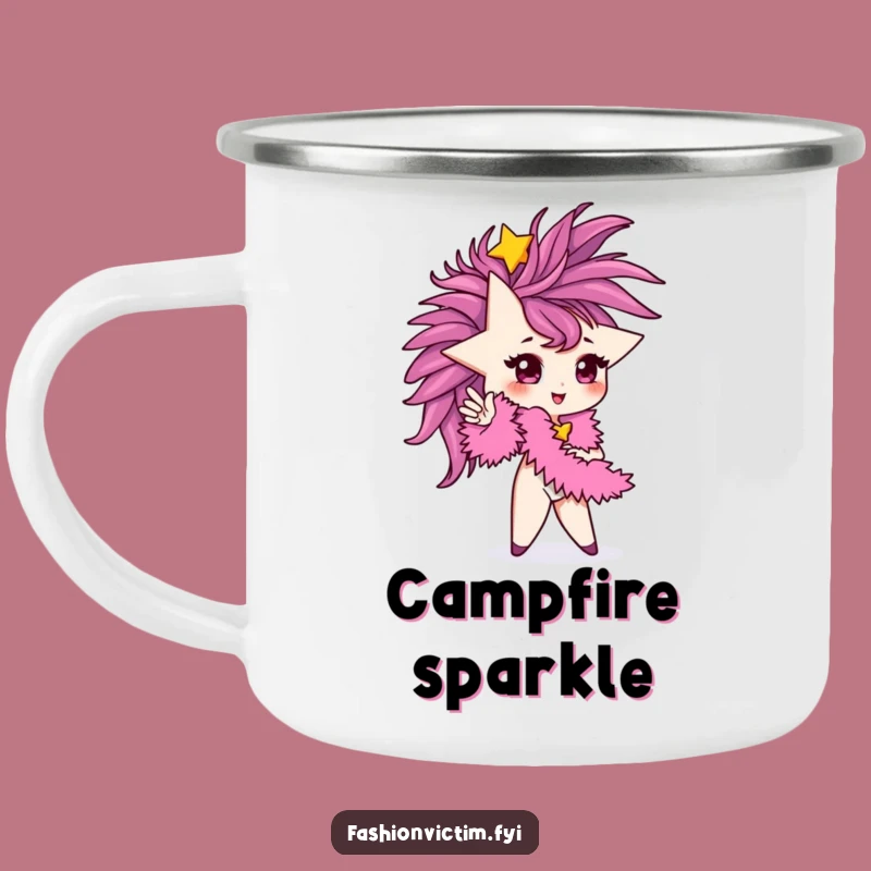 Funny Starlet Camping Mug: Sip in Style on Your Adventures