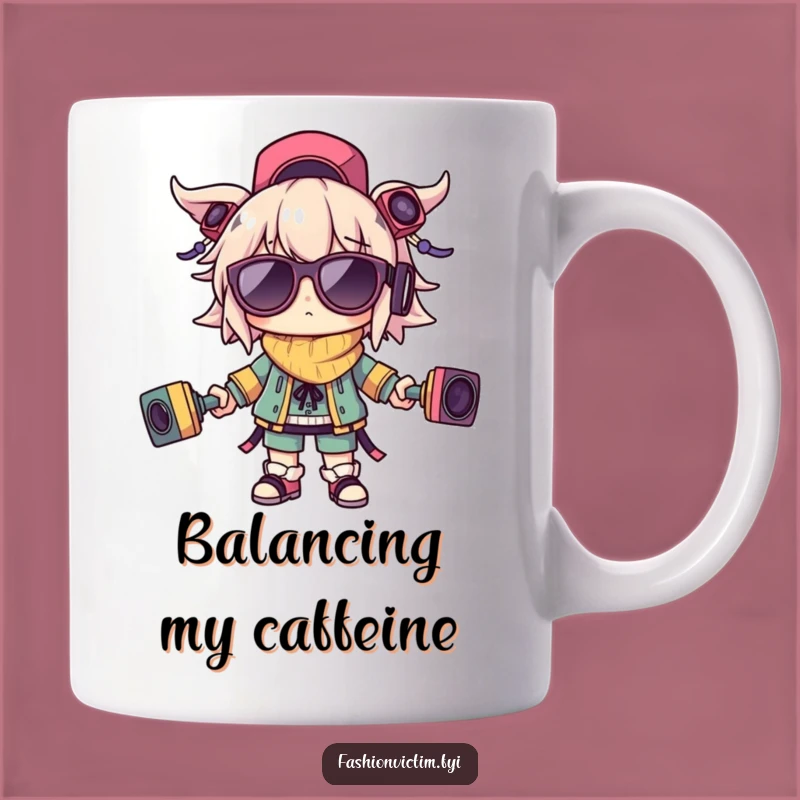 Funny Balancing Act Mug. Perfect gift for the wonderfully chaotic.