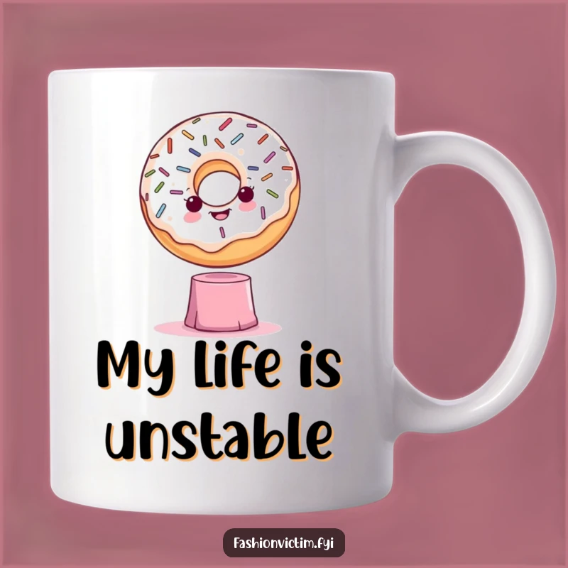 Funny Dramatic Donut Pose Mug: A Hilarious Gift for Donut Lovers