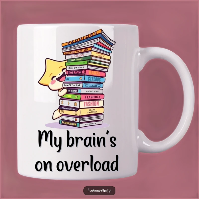 Funny Laughing Star Fashionista Mug - Hilarious Gift for Magazine Lovers