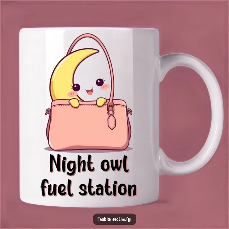 Funny Moon Handbag Mug: A Chic and Celestial Gift for Moon Lovers