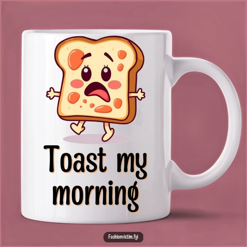 Funny Toast Runway Mug: Hilarious Foodie Gift for Fashion Lovers
