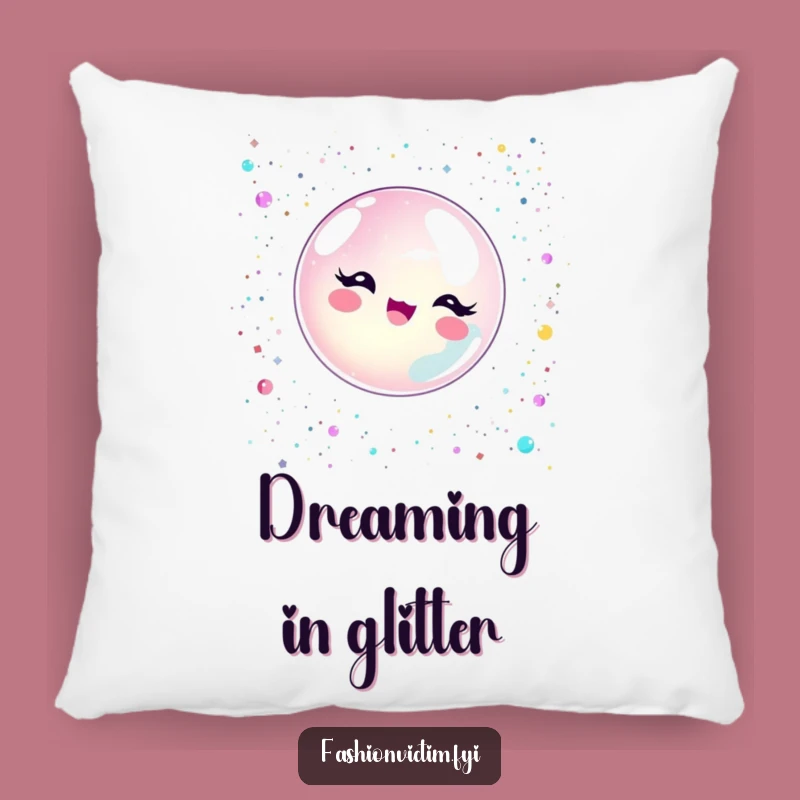 Funny Bubble Pop Pillow - Cozy Sparkly Accent Decor Gift
