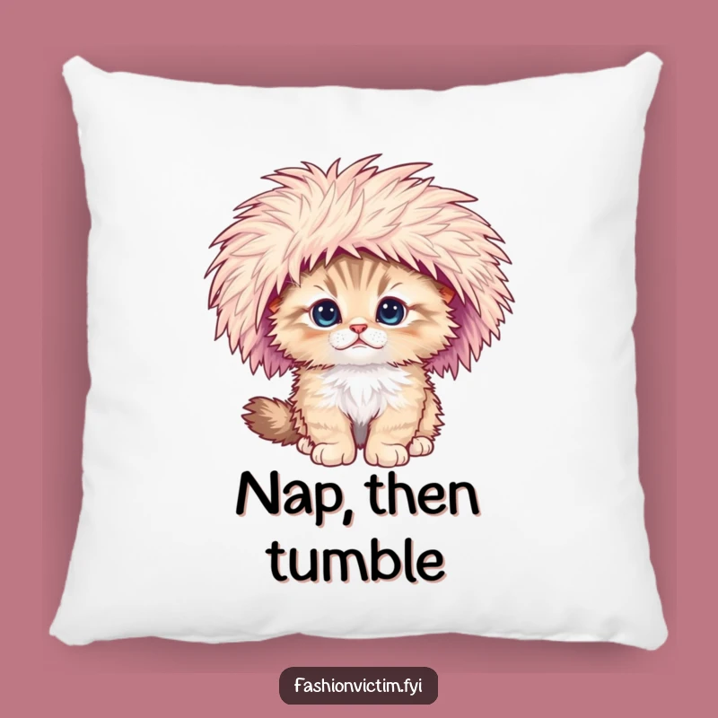 Funny Falling Kitten Pillow: Cozy Comfort with Adorable Feline Mishaps