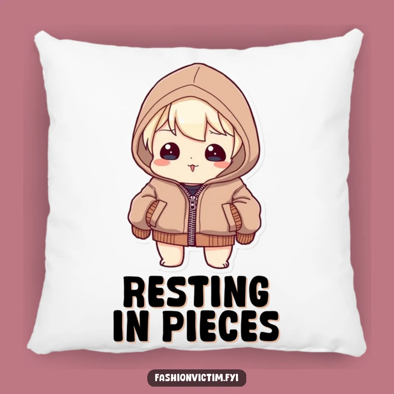 Funny Pillow: Too Small Jacket Cushion, Comfy and Hilarious Home Decor Gift