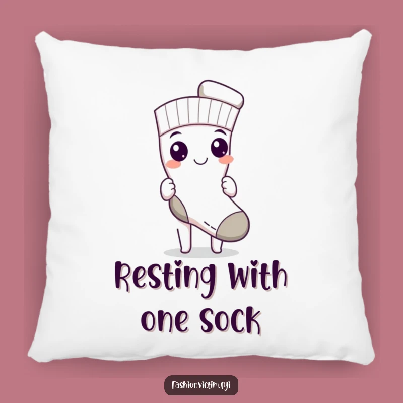 Funny Sock Match Pillow: Cozy Laundry Triumph, Comfy and Hilarious Decor