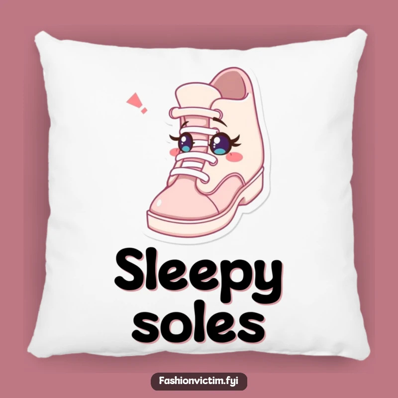 Funny Pillow: Snuggle Up with a Character and a Winking Shoe