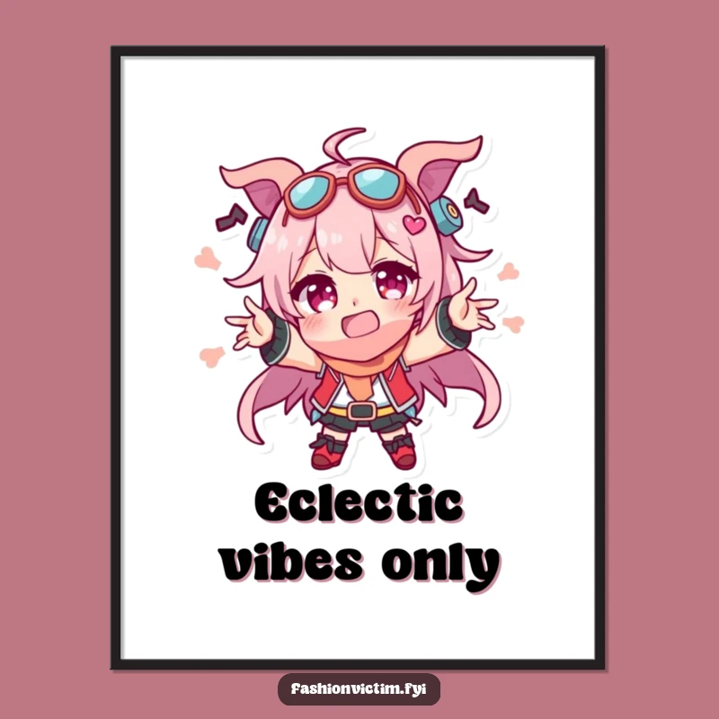 Funny Chaotic Character Digital Art - Hilarious Decor for Your Walls!