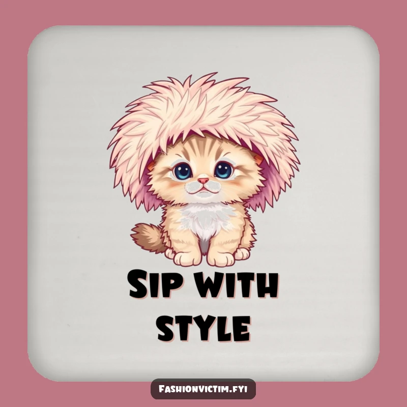 Funny Falling Kitten Coasters: Protect Surfaces with Adorable Charm