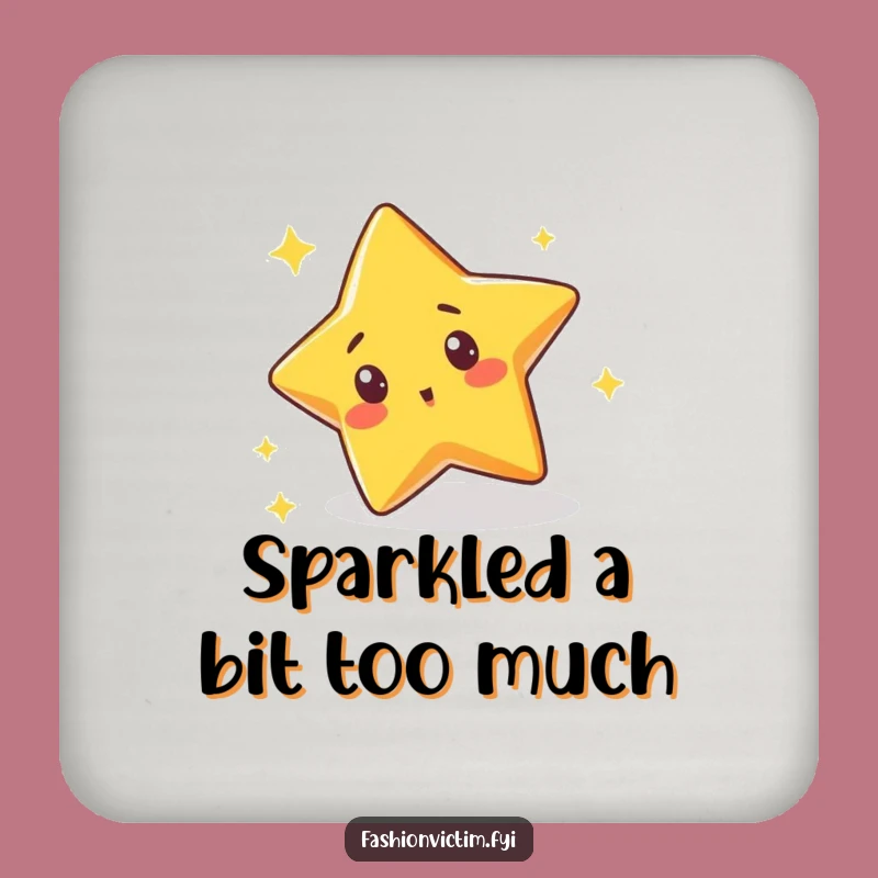 Funny Star Sparkle Trip Coaster: Surprised Protection