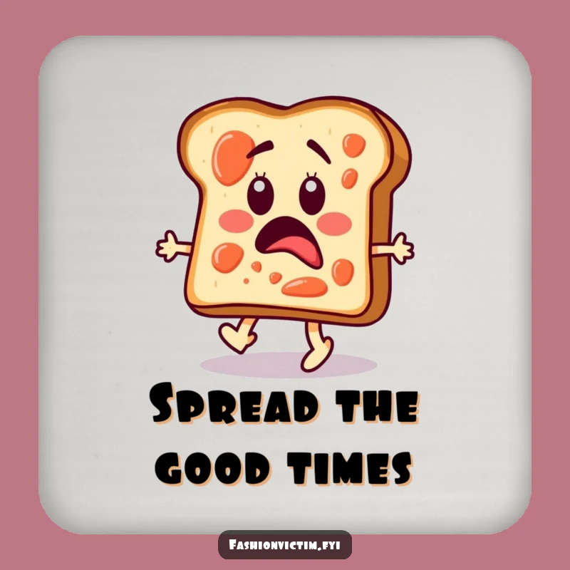 Funny Toast Runway Coasters: Protect Surfaces with Fashionable Flair