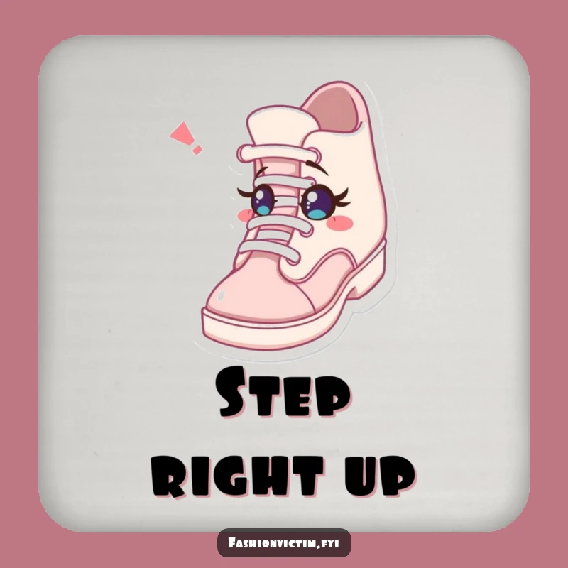 Funny Drink Coaster Set: Protecting Surfaces from Winking Shoes