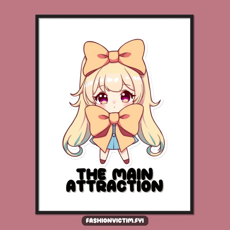 Funny Dramatic Bow Poster: Grandeur for Your Walls!