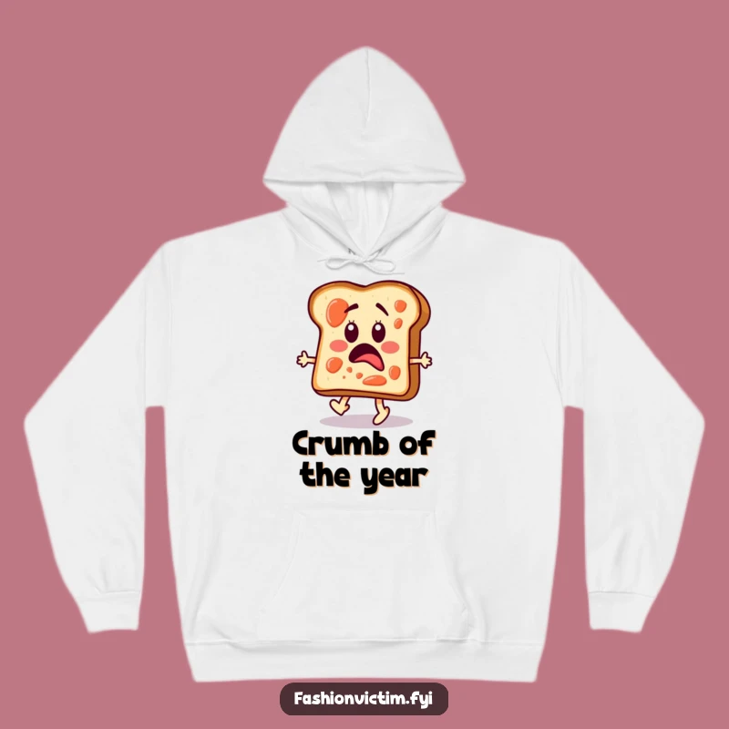 Funny Toast Runway Hoodie: Cozy Up with Breakfast Fashion