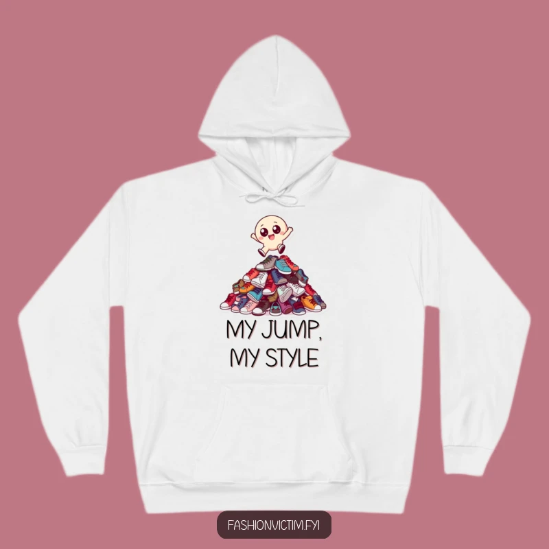 Funny Shoe Jumper Hoodie: Cozy Character Sweatshirt, Ideal Funny Gift for Collectors