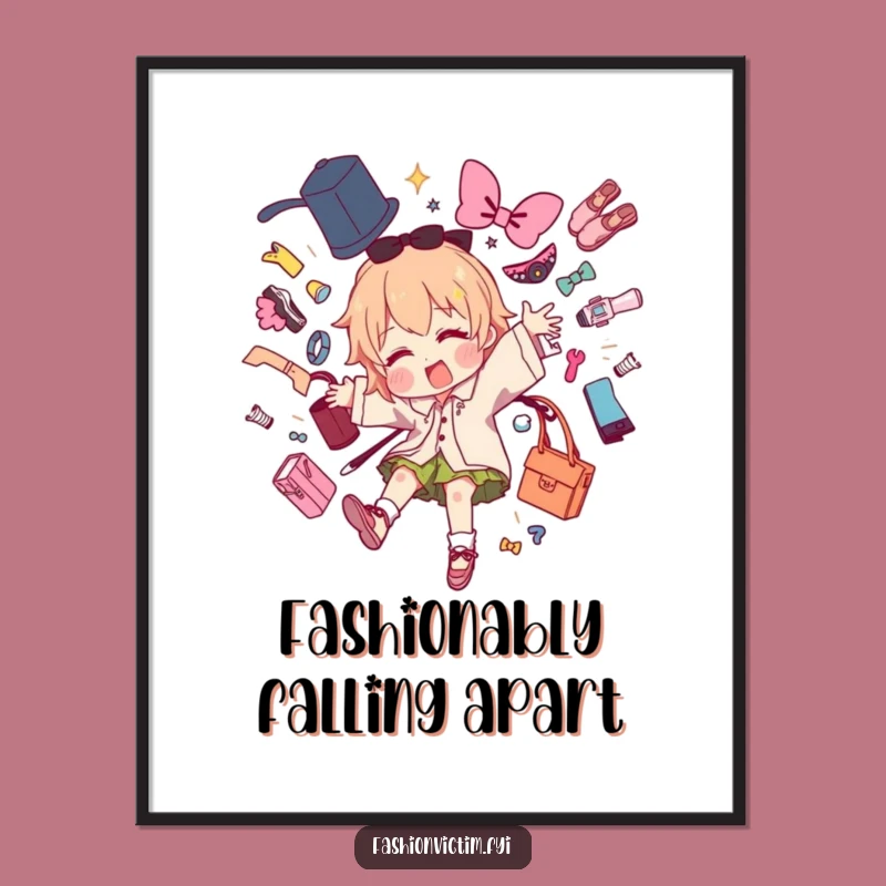 Free Printable Wall Art: Fashion Faux Pas DIY Decor Funny Downloadable