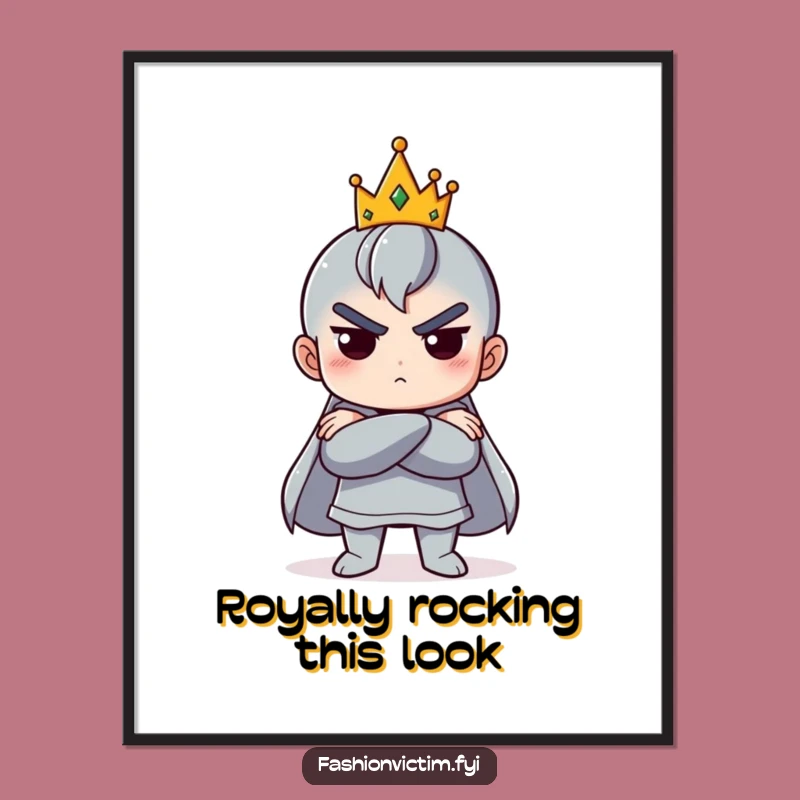 Free Printable Wall Art: Royal Sass DIY Decor Funny Downloadable