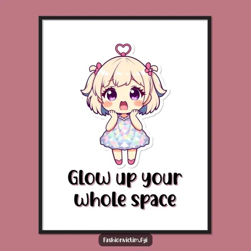 Funny Free Printable Wall Art: Disco Ball Glamour - Shocking Decor Download