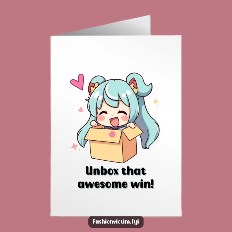 Free Printable Congrats Card: Huge Accessory Reveal! Funny Downloadable Celebration Design