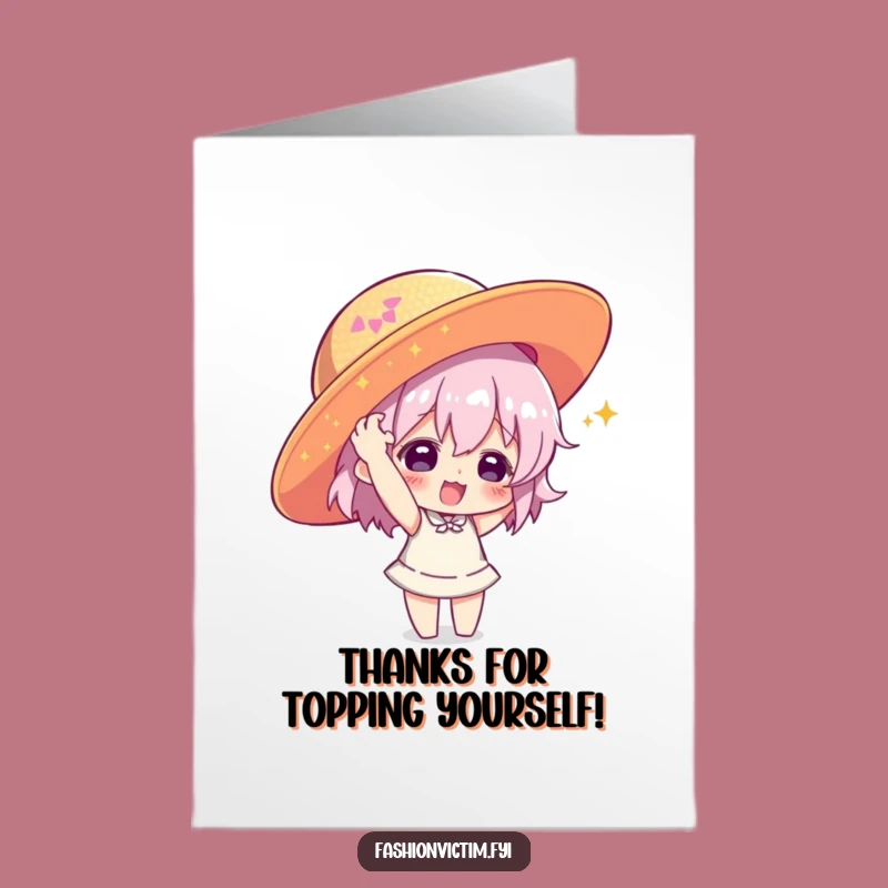 Free Printable Thank You Card: Hat Trick Fun - DIY Gratitude!