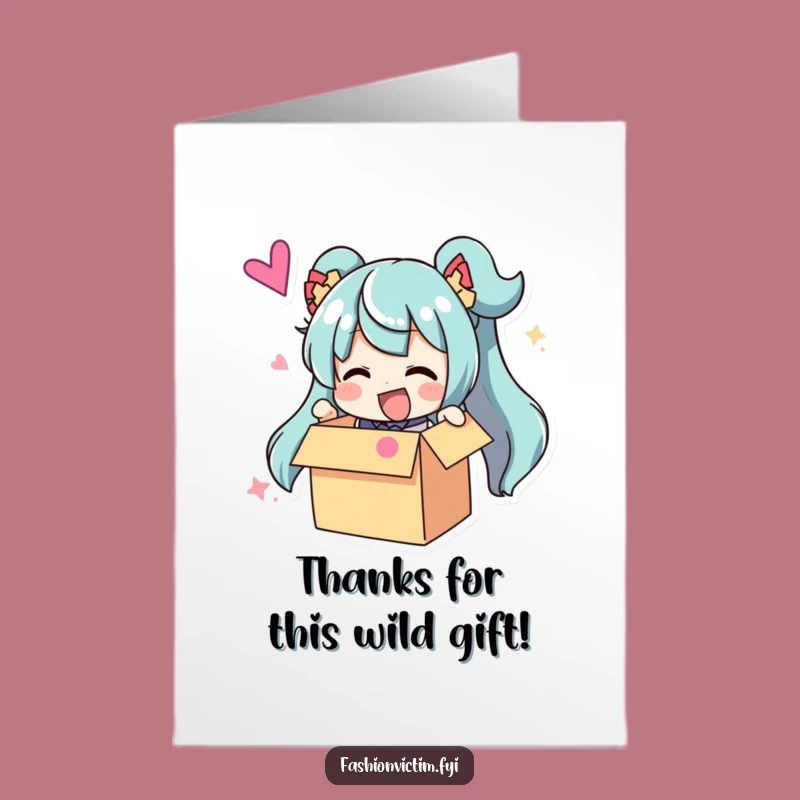 Free Printable Thank You Card: Overjoyed at Huge Gift! Funny Downloadable Gratitude