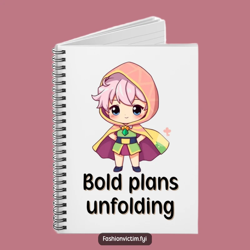 Funny Cape Hero Notebook - Proud Character's Bold Idea Journal