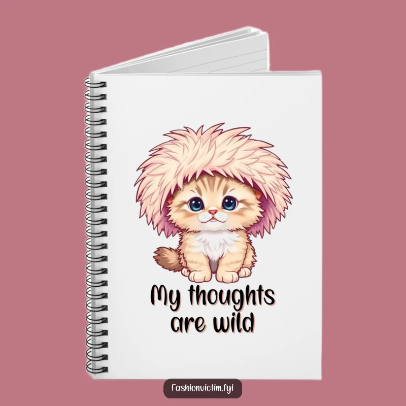 Funny Falling Kitten Notebook: Journal Your Adventures with Feline Flair