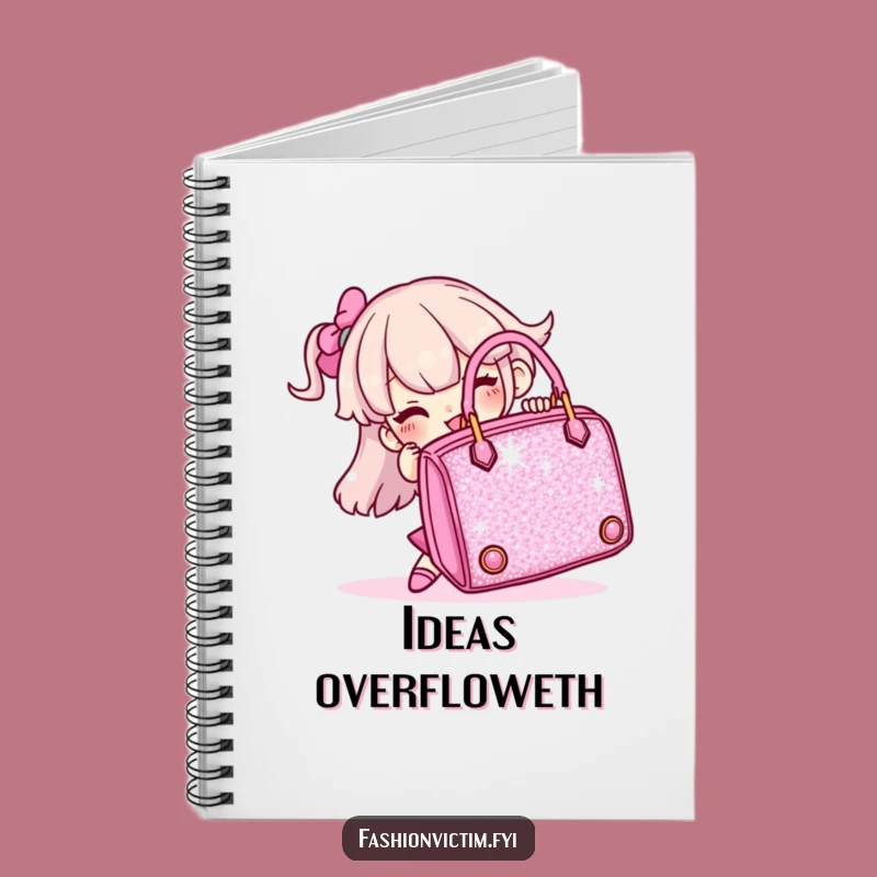 Funny Sparkly Handbag Struggle Notebook, Journal Your Hilarious Thoughts