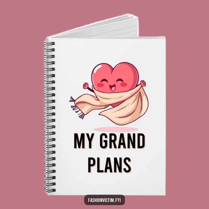 Funny Heart Dancer Notebook: Jot Down Ideas with this Spirited Character