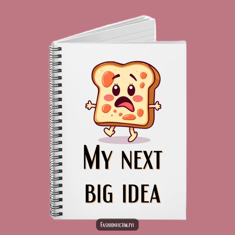 Funny Toast Runway Notebook: Journal Your Stylish Ideas