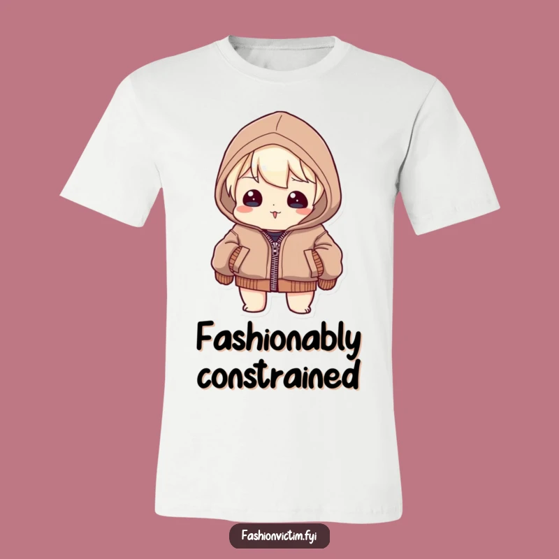 Funny T-Shirt: The Struggle is Real Jacket Fit, Hilarious Outfit for Fashion Fails