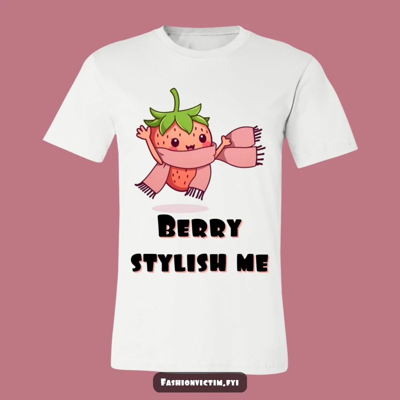 Funny Strawberry Scarf T-Shirt - Hilarious & Cute Style for All!