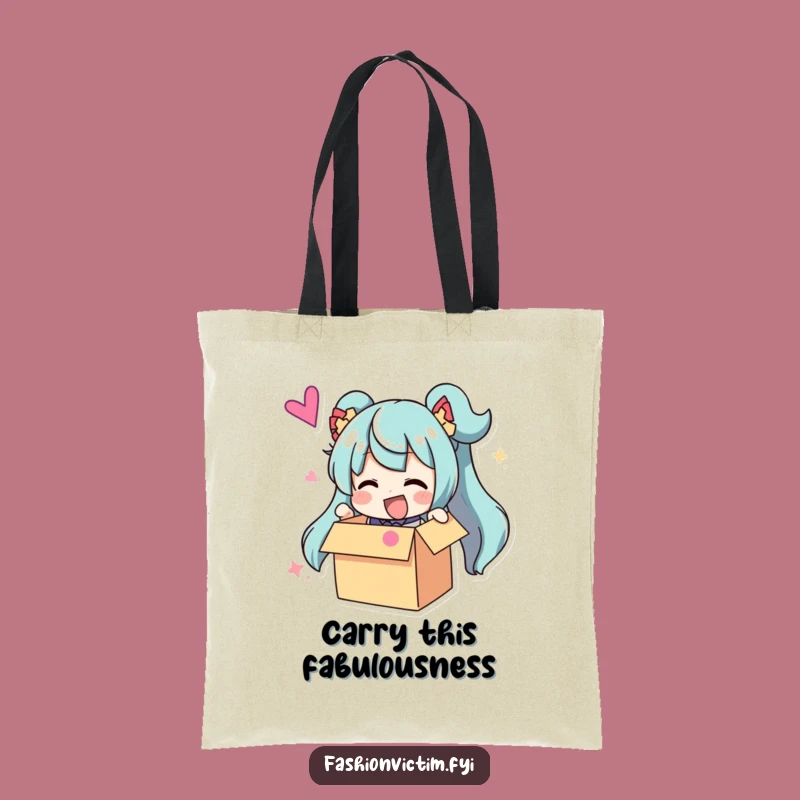 Funny Tote Bag: Gigantic Accessory Unboxer, Stylish Carry-all for Accessory Lovers