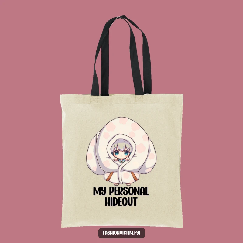 Funny Tote Bag: Hidden Garment Peeker for Everyday Charm