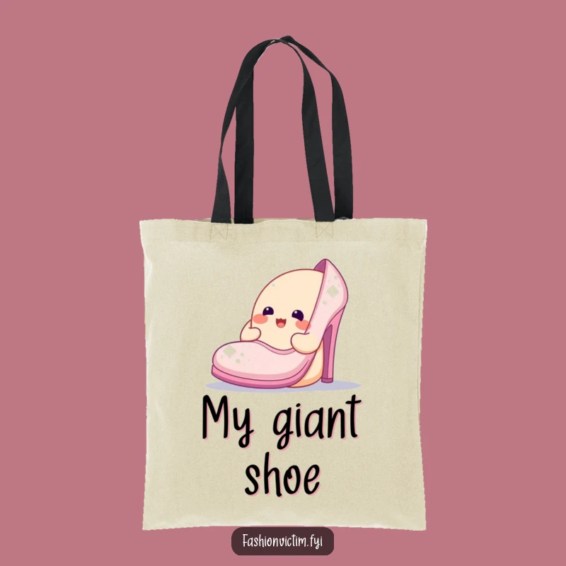 Funny Sparkly Shoe Tote Bag: Carry Your Style with Glamorous Flair